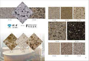 Kefeng-228 Granite Color Quartz Stone for Kitchen Countertop