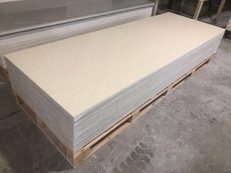 Man-Made Stone Sheets Korean Stone Artificial Sheet for Kitchen Top 3.17