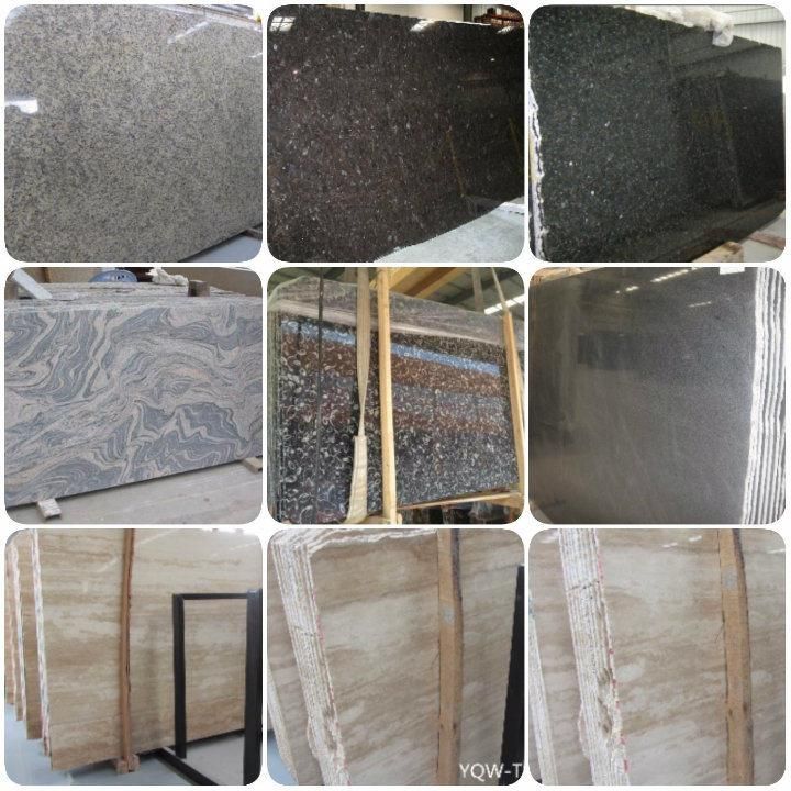 Polished Yellow/Brown/Pink Natural Stone Marble for Kitchen/Bathroom/Countertop/Vanitytop/Wall/Floor Tile