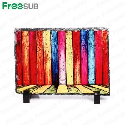 Freesub Heat Press Sublimation Rock Photo Frame Blank Photo Slate