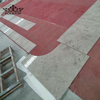 Natural Stone Turkish Cream Grey Marble, Outman Grey Marble Countertops for Interiors/Indoor/Floor/Wall Decoration/Background