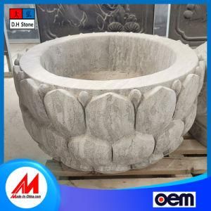 Professional Production Marble Granite Stone Flower Pot