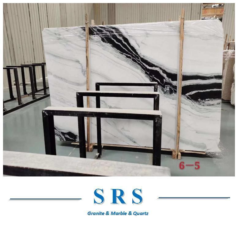 Panda White Marble Tile for Lobby/Background/Wall/Floor/Bathroom/Countertop/Vanity Top
