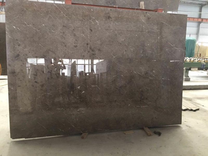 Popular Natural Marron Brown Marble Slab and Tile for Hotel Wall Floor Decorate