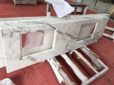 Marble Countertop for Kitchen/Bathroom White/Grey/Brown/Beige Natural Marble Vanity Factory