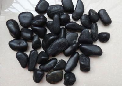 A Grade Black High Quality Colored River Polished Pebbles for Landscaping Natural Pebble