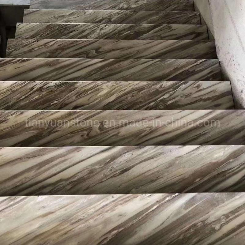 Polished Yellow Natural Stone/ Grantie Stairs/Step&Riser for Interior Floor/Upstairs