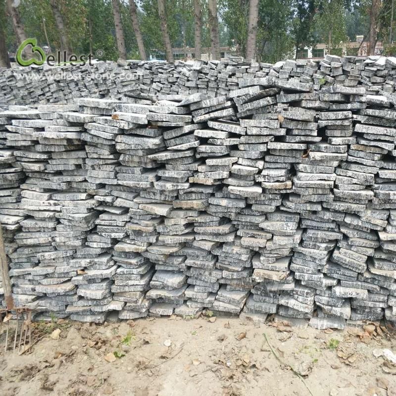 Qt-60 Landscape Grey Quartzite Loose Stone, Quartzite Field Stone, Random Wall Claddding
