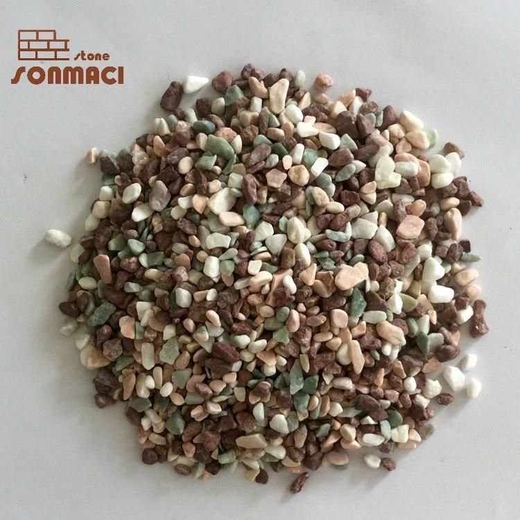 Construction Material Natural Colorful Gravel Cobble Stone