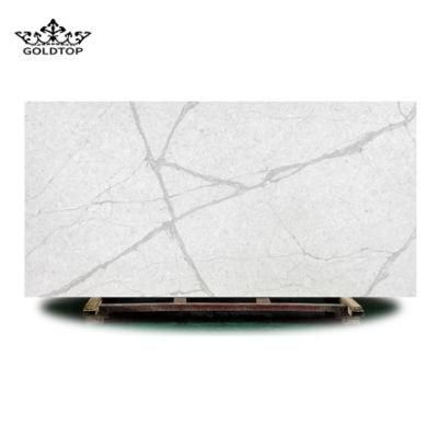 5001 Bird White Bathroom Vanity Wall Panels Kitchen Cabinet Countertops Island Worktop Table Tops Artificial Stone Slab Quartz Tiles