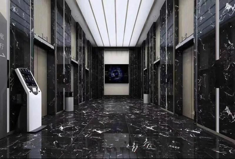 Black Ice Dapple Marble Slabs and Tiles for Flooring