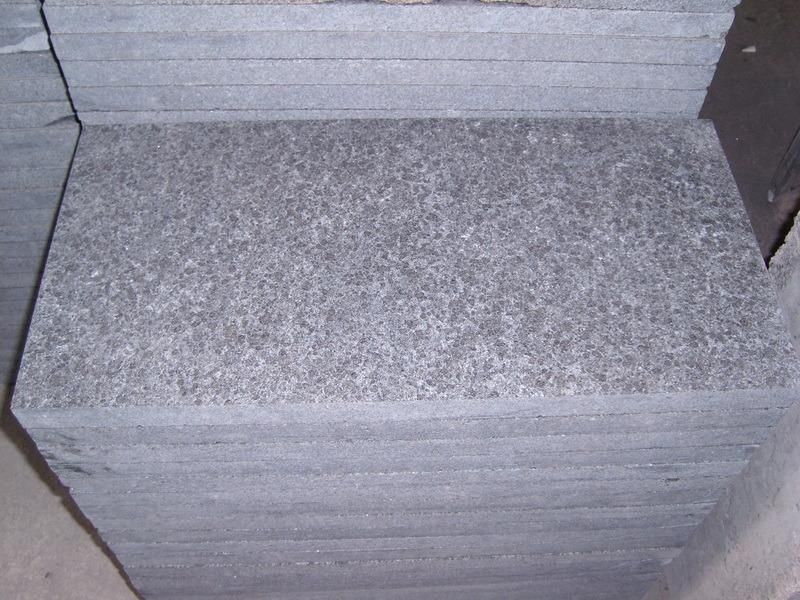 Natural Stone Black Basalt Granite Tile Basalt Tiles