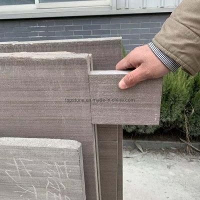 Wenge Sandstone/Purple Sandstone Marble with Sandblasted and Brushed Matt