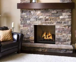 China Slate Tiles Rusty Colored Slate for Fireplace