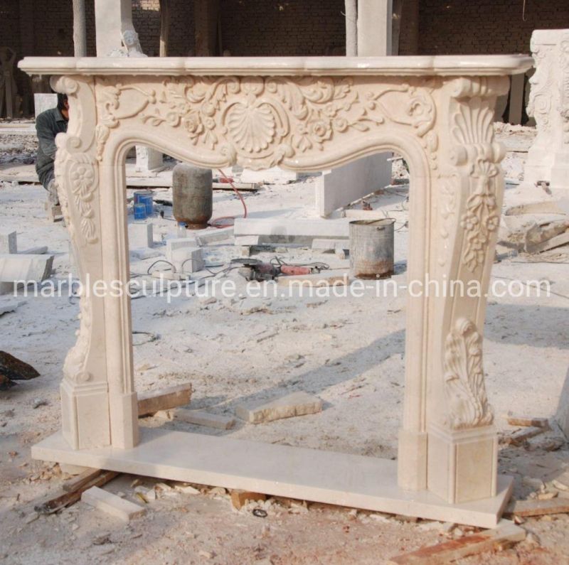 Hot Selling Factory Wholesale Classic Marble Fireplace (SYMF-275)