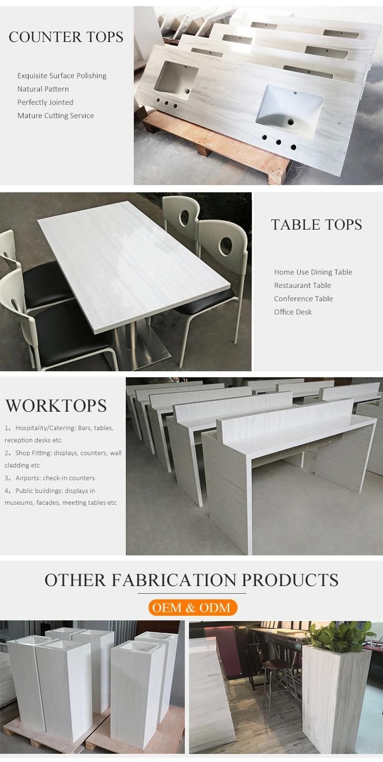 Artificial Stone Kitchen Countertops Resin Stone Solid Surface
