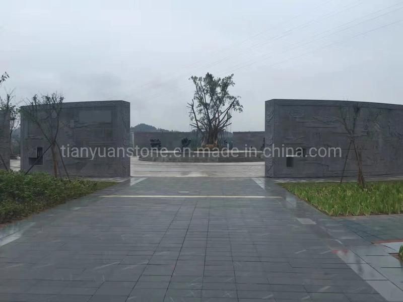 Sculpture Carving Relievo Decoration Sandstone Wall Panel