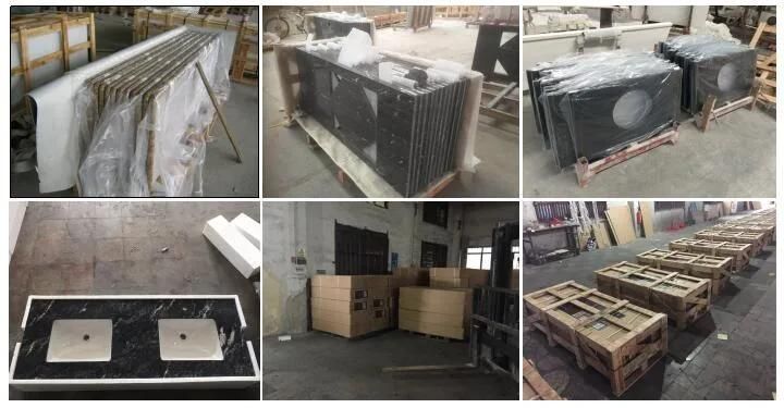 Artificial Stone polished/honed black/white/beige pure white countertop for interiors/indoor decoration