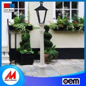Made in China High-Grade Marble Lamppost for Garden Decoration