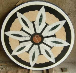Natural Marble Stone Waterjet Medallion for Hotel Hall