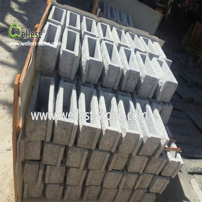 Grey Granite Mushroom for Exterior Wall, Mushroom Stone for Retaining Wall