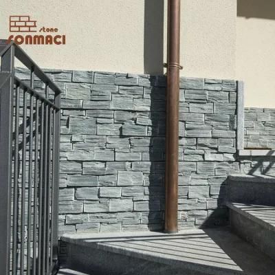 Green Slate Flexible External Stone Wall Cladding