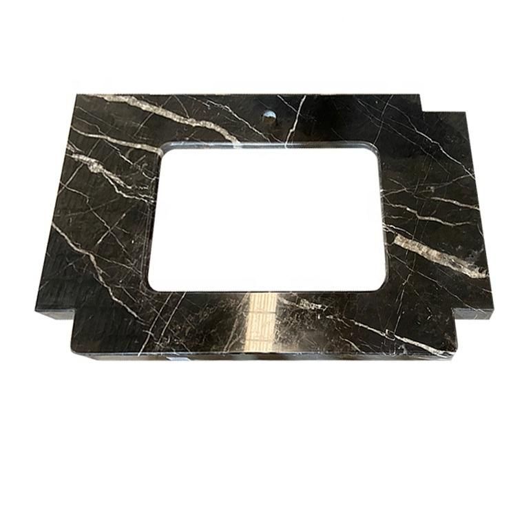 Manufacturer Wholesale Fashion Calacatta White Marble Bathroom Vanity Marble Vanity Top Countertops Vanity Tops