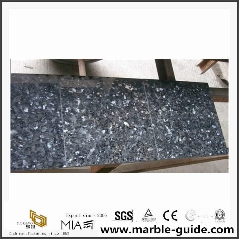 Natural Blue Pearl Granite for Flooring Tiles/Steps/Kitchen Countertops