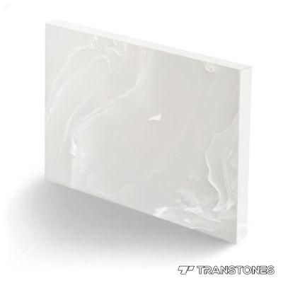 Transtones Polished Translucent Resin Panel Stone Carving