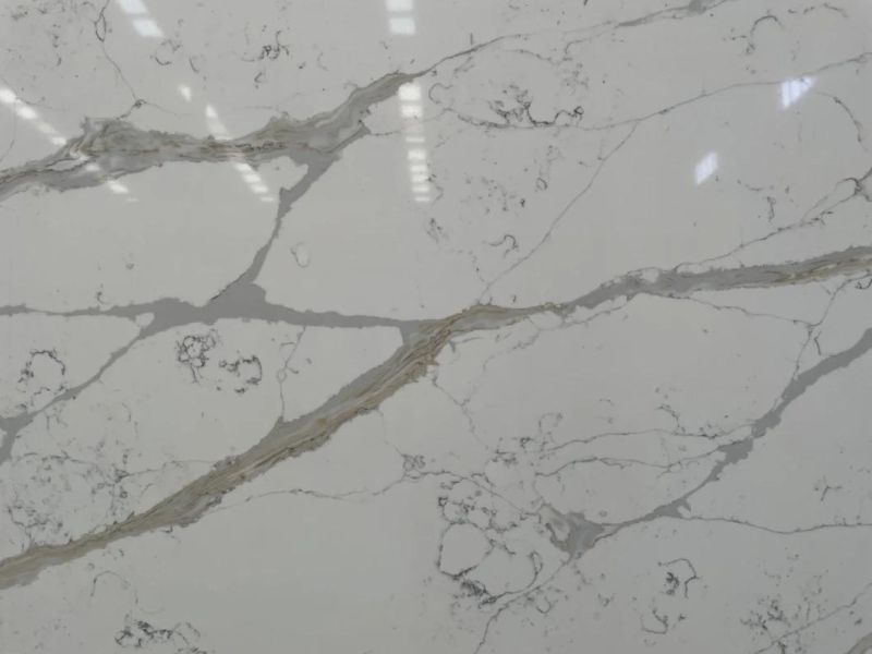 Modern Artificial Quartz Stone Kitchen Countertop Thickness 2cm Esv017