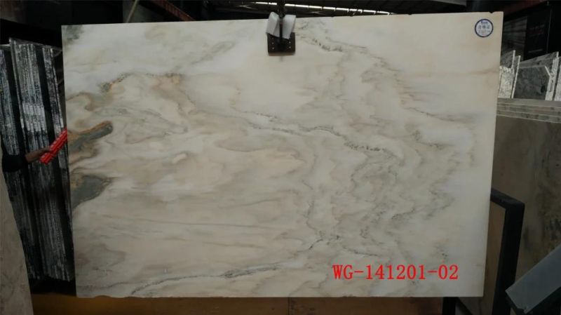 White Lanscape Marble Slabs, Marble Countertops, Marble Tiles and Marble
