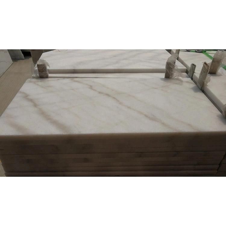 2400upx600 Polished Floor Chinese Carrara White Marble