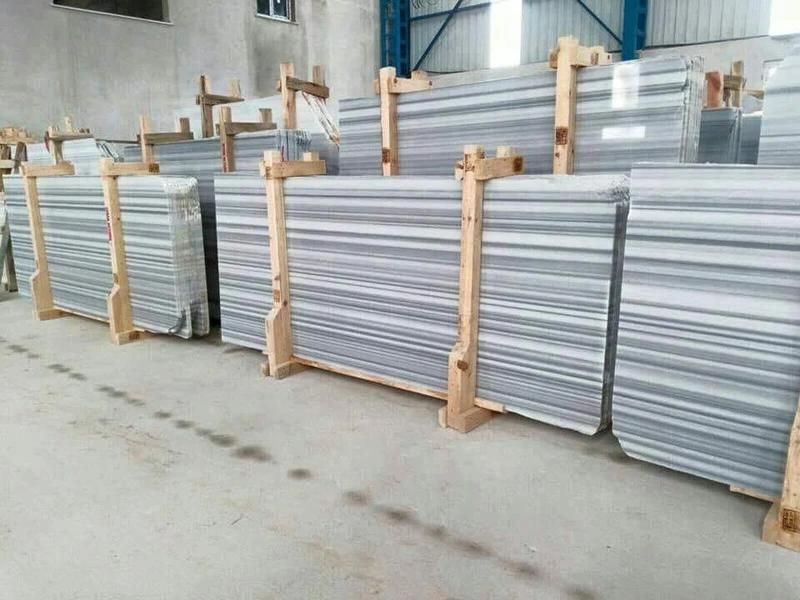 Natural Marmara White Marble Slab for Worktop/Table/Bathroom/Vanity Top