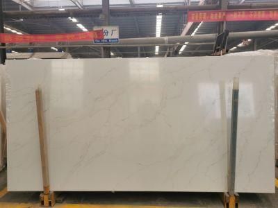 New Design Artificial Calacatta Quartz Stone Slab with High Quality and Competitive Price