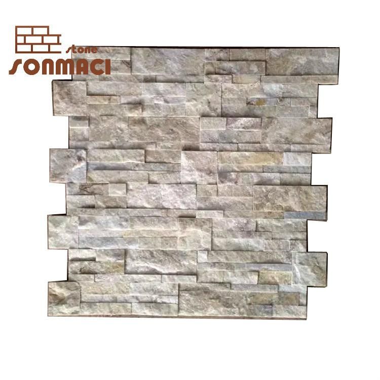 Garden Decoration Mixed Color Stone Slate Veneer Tile