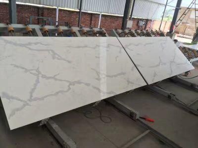 Wholesale Engineered Stone Calacatta Quartz Slab