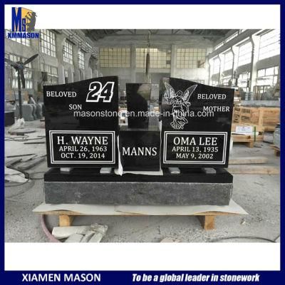 Absolute Black Granite Tombstone, Headstone and Monument