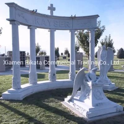 Altar with Granite Monuments and Granite Statue for Tombstone/Gravestone/Memorial Projectproject