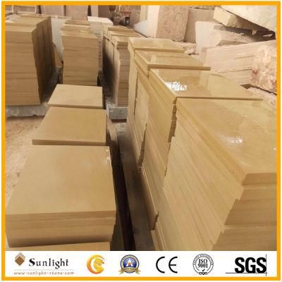 Yellow/Beige Color Stone Tile Sandstone 60X60X2cm Honed