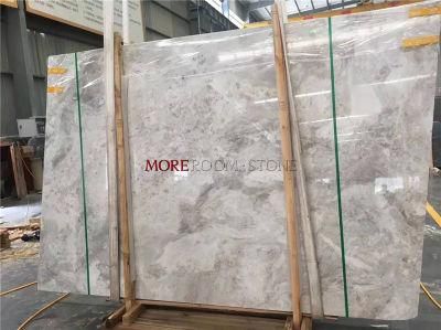 Light Gray Natural Marble Stone for Flooring Wall Staircase