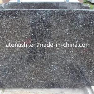 Cheap Price Blue Pearl Color Granite Stone Slab for Tombstone