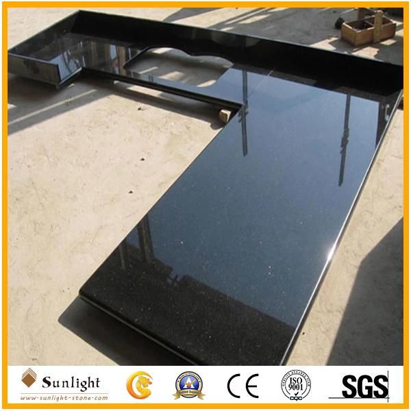Excellent Quality Black Galaxy Granite Countertop for Kitchen&Bathroom