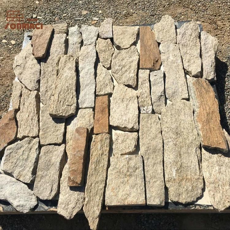 Natural Slate Exterior Stacked Stone Cladding