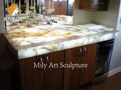 Factory Price Kitchen Benchtop/Worktop/Countertops Vanity Tops White Stone Slab