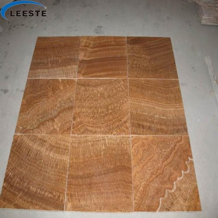 Timber Yellow Marble Natural Wood Vein Yellow Marble Polished Slabs Flooring Tile Wall Tile
