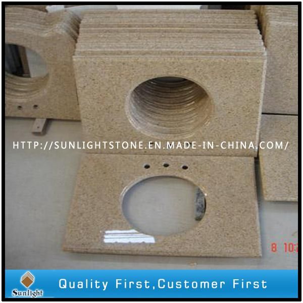 Bushhammered Beige/Yellow Colours Desert Gold Granite Floor Tiles