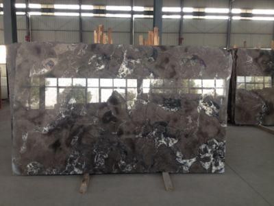 China Hot Selling Armarino Grey Decoration Stone Slab Marble