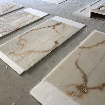 Wall Construction Materials Translucent Resin Panel Faux Alabaster