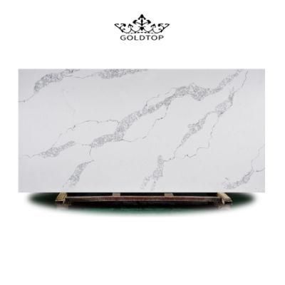 Polished Bathroom Vanity Wall Panels Kitchen Cabinet Countertops Island Worktop Table Tops Artificial Stone Slab Quartz Tiles