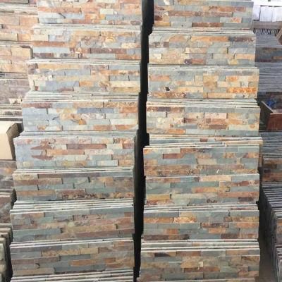 Chinese Yellow Slate Stone Panel for Building Decoration